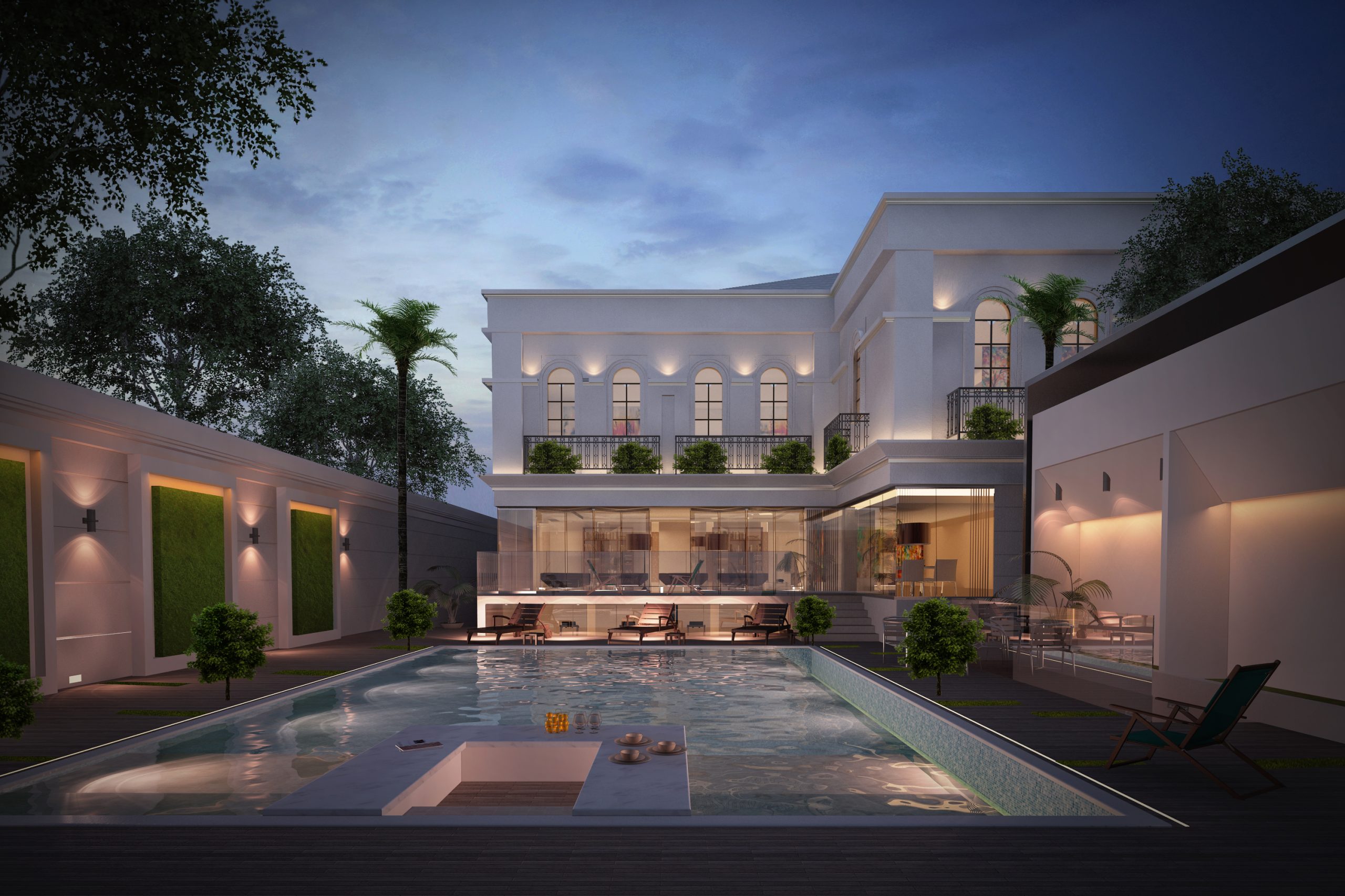 Fadhel Villa - Swimming Pool Area