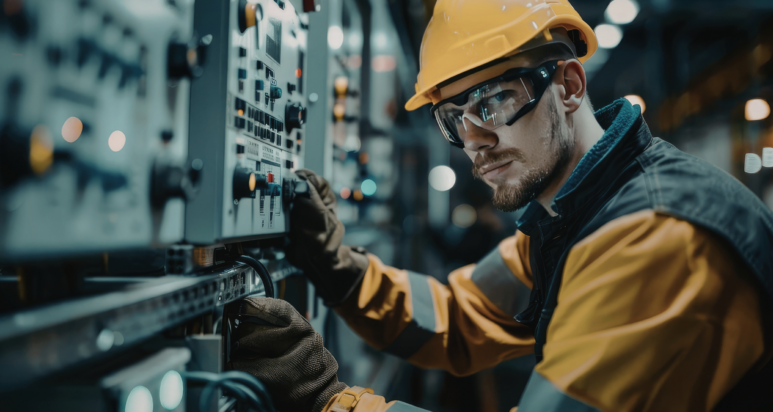 3D Digital Twin visualization of an Abu Dhabi high-rise building showing real-time energy efficiency and structural load data.